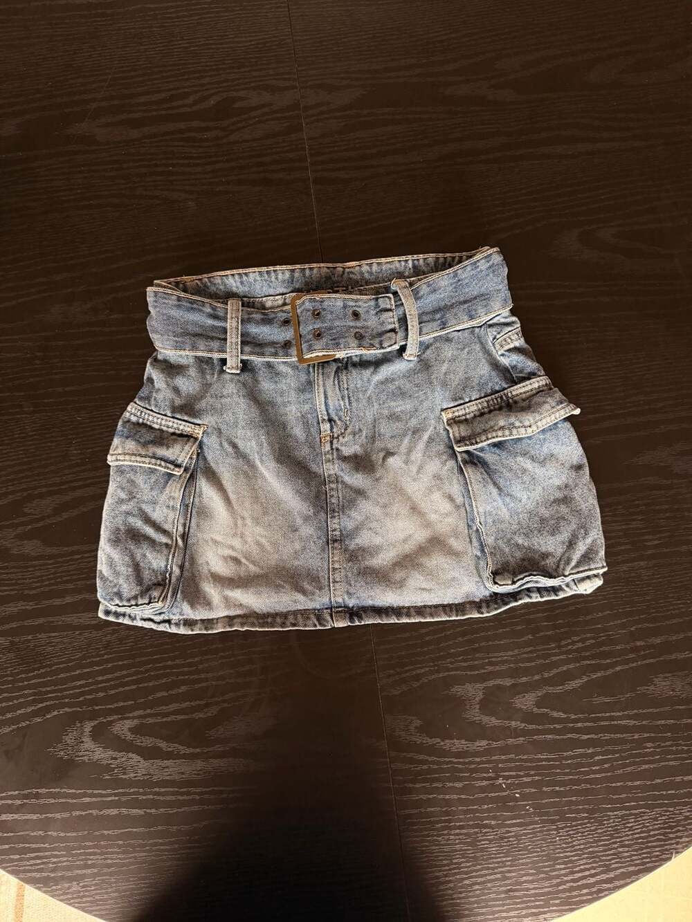 Justice Girls Denim Cargo Skirt with Belt, Sizes 6-18, Slim & Plus - .com,